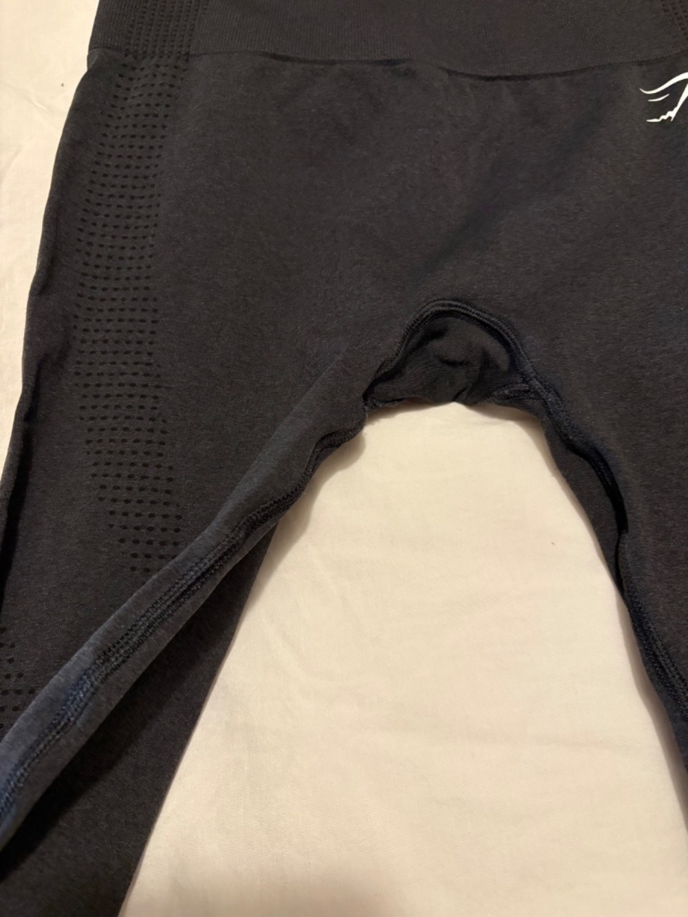 Gymshark Black Mark Leggings - Picture 2 of 5